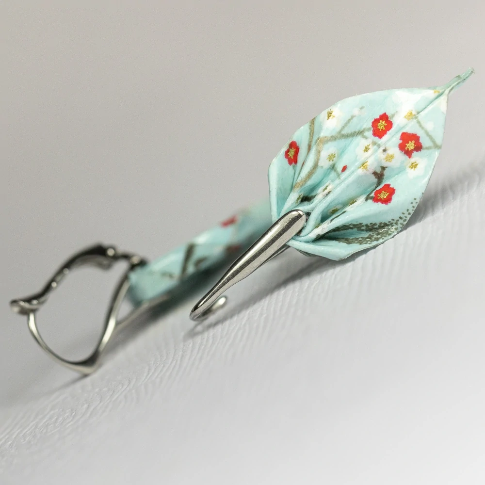 Náušnice "Něžné květy sakur" (listy)