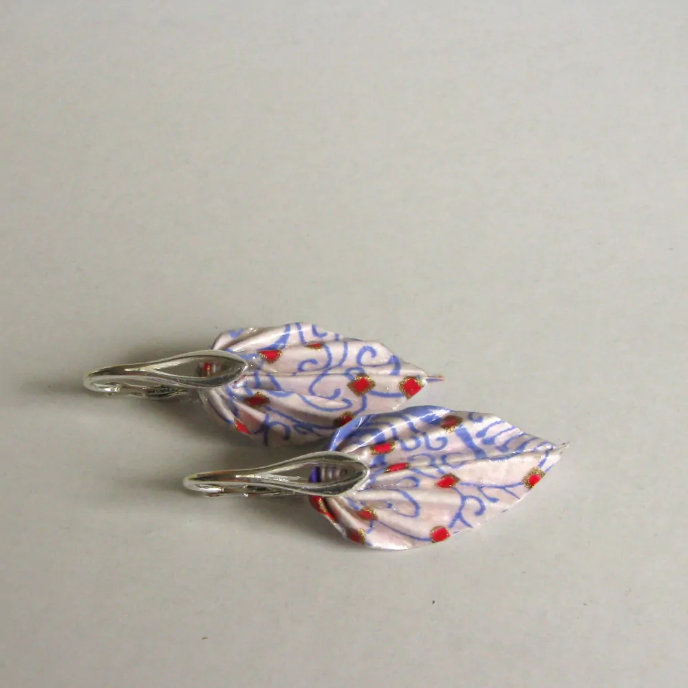 Náušnice "Křehké linky" (listy)