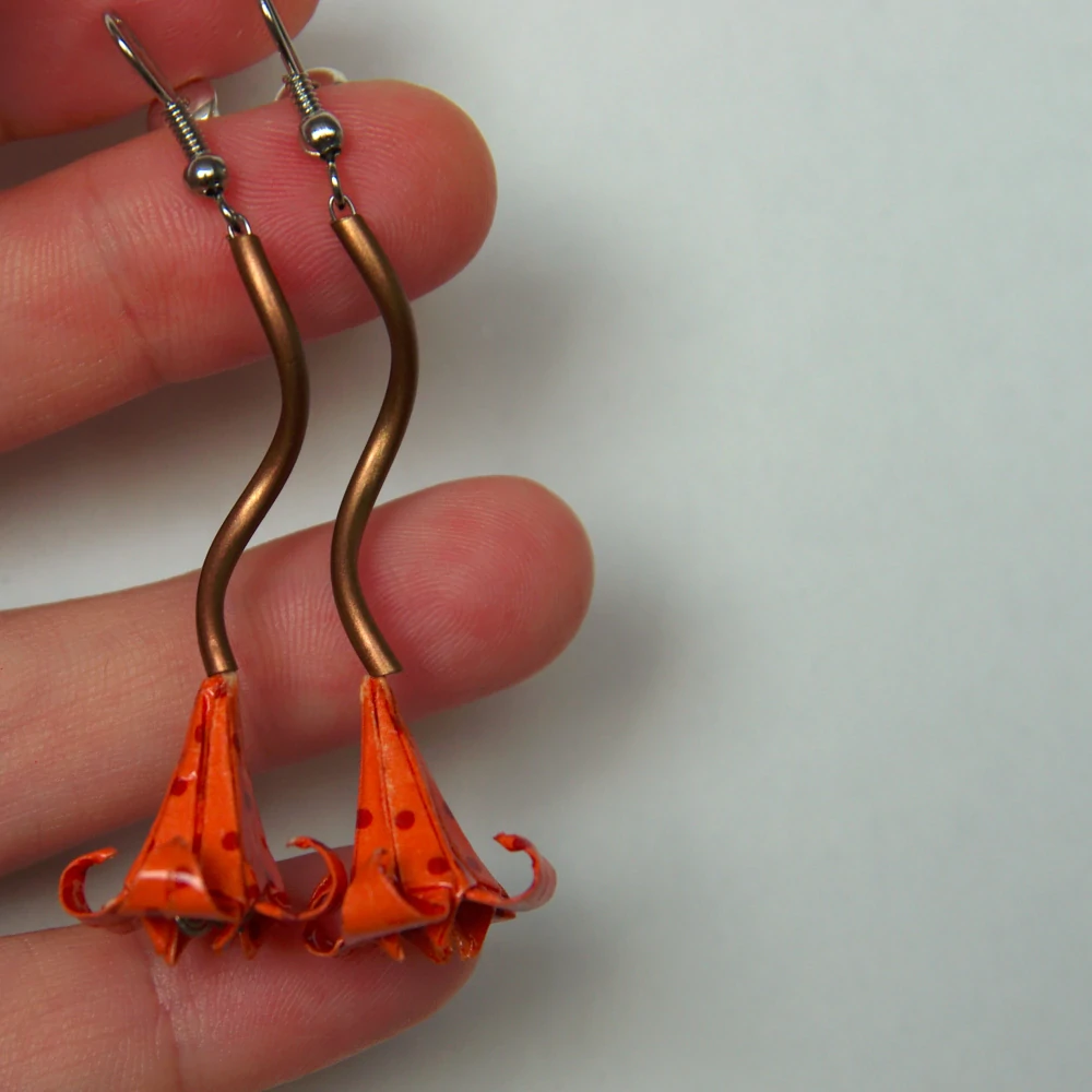 Náušnice "Pro Pipi" (lilie)