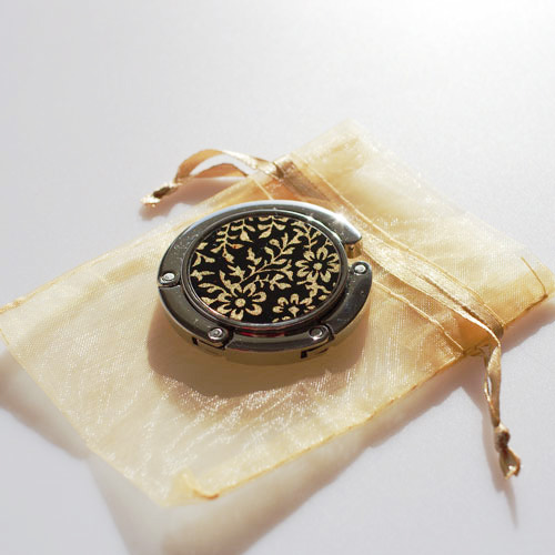 "Noční květy" (háček na kabelky )