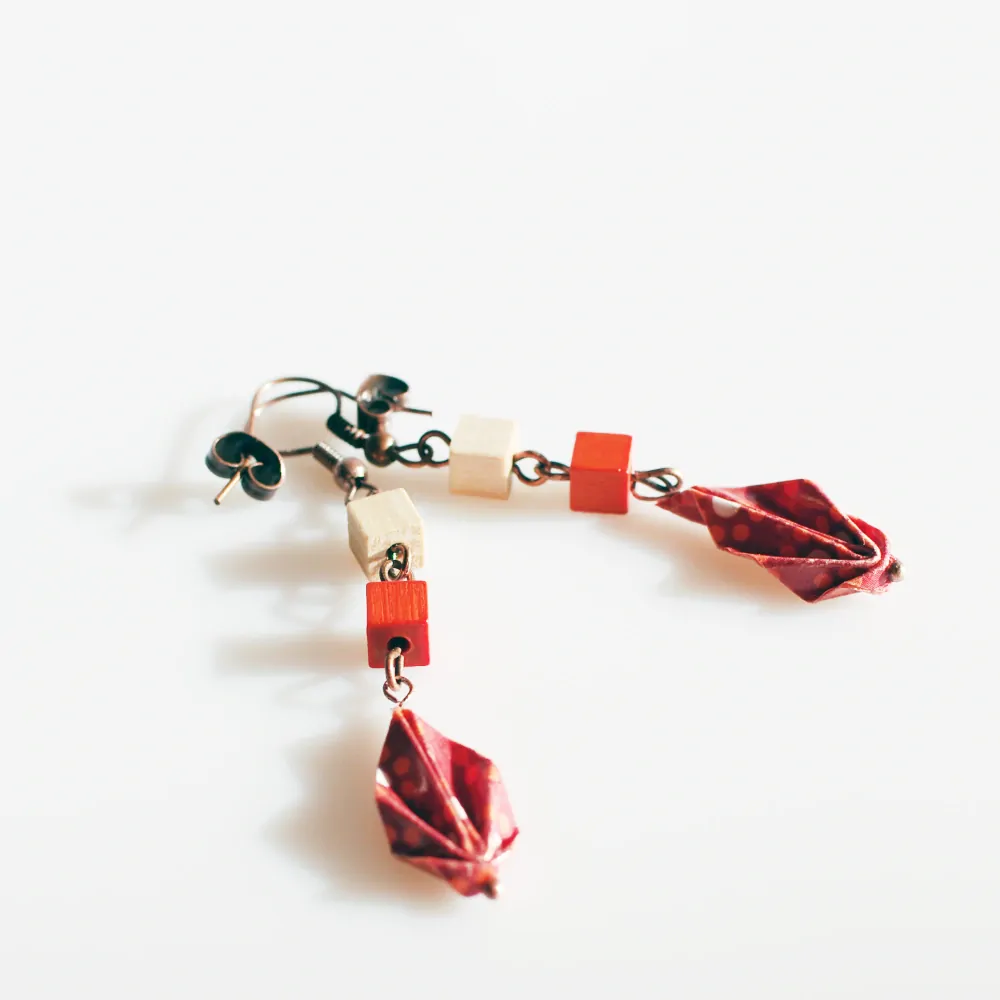 "Pro holku z pekla" - náušnice listy