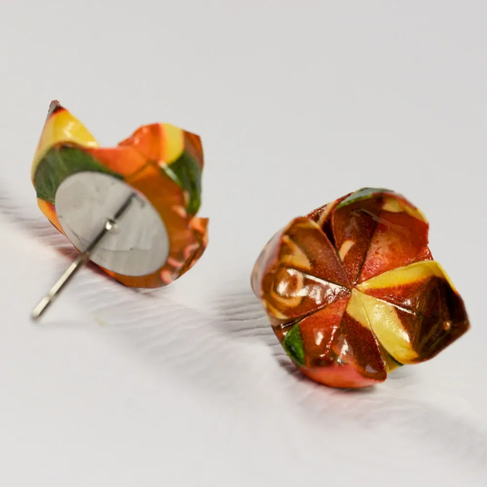 Náušnice "Jablečná vůně" (lotos)