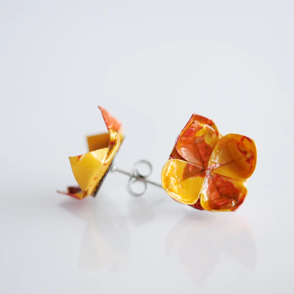 Náušnice "Ovocná láska" (lotos)