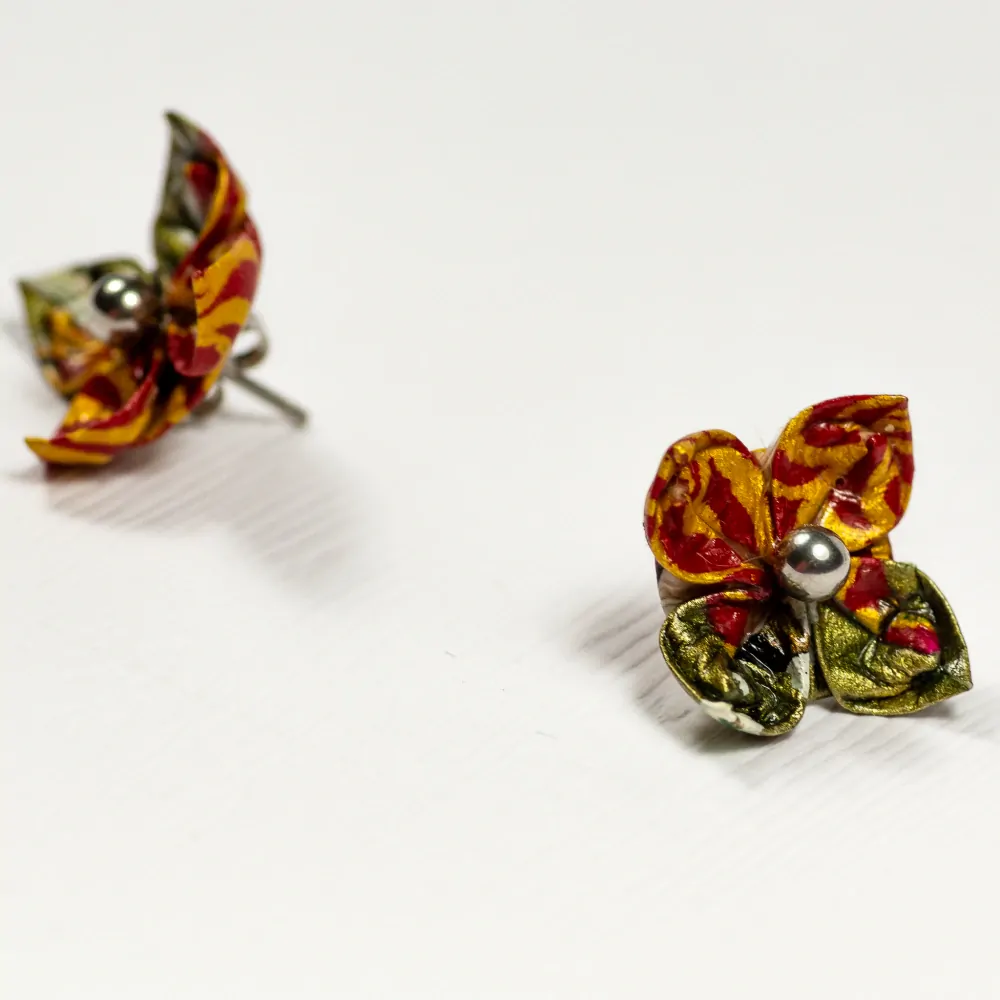 Náušnice "Sakurové stmívání" (lotos)