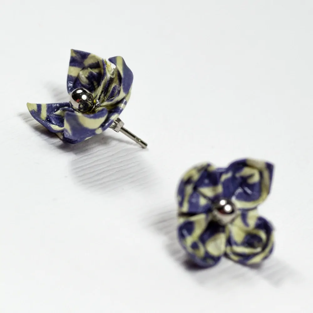 Náušnice "Svobodný let" (lotos)