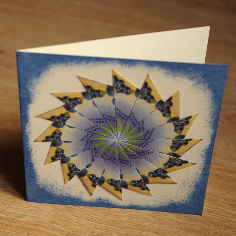 Přání "Borůvková"