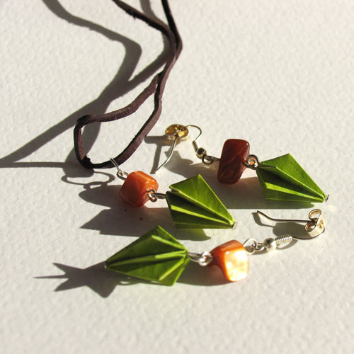 Sada šperků "Jarní nálada" (paraplíčka)