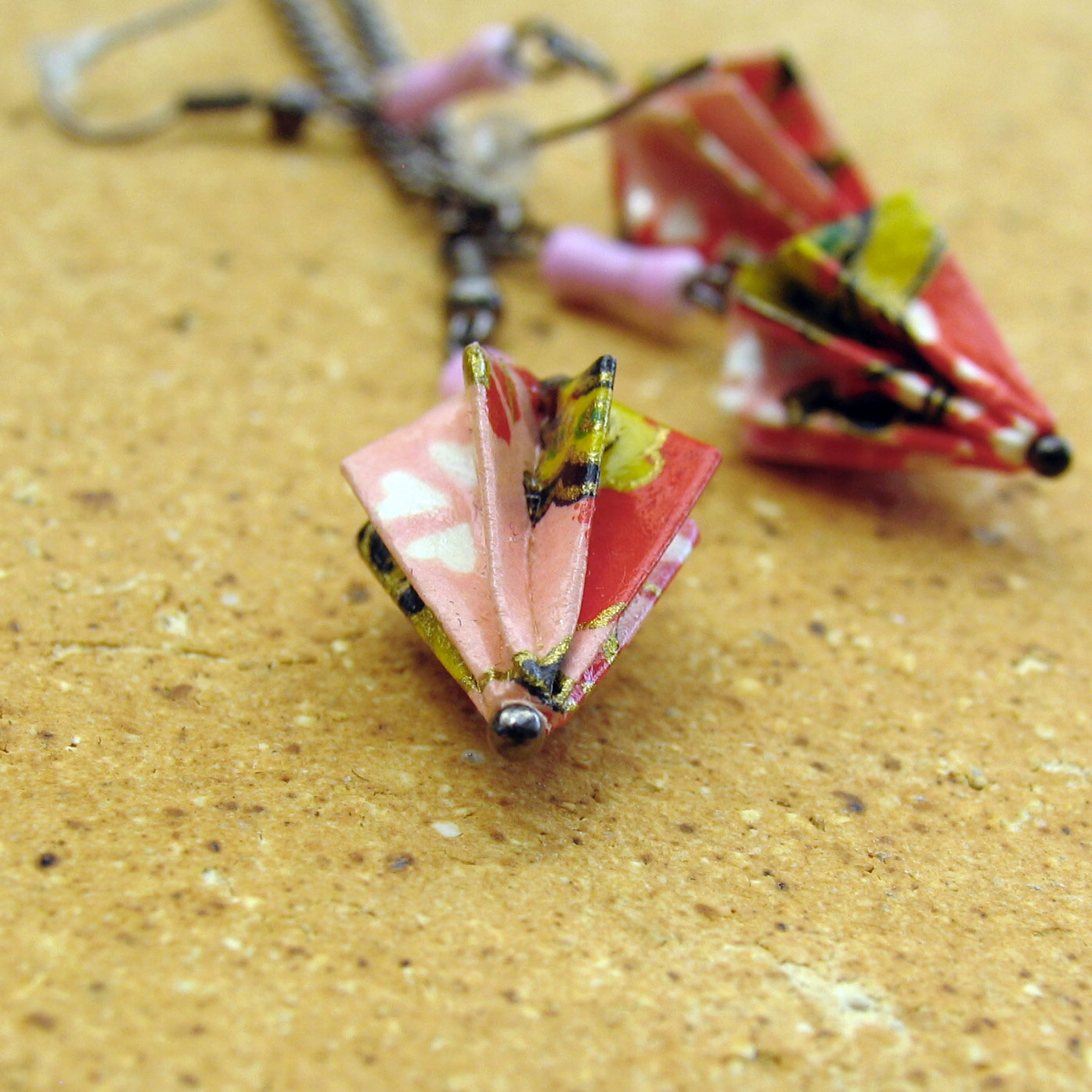 Sada šperků "Geisha v červeném" (paraplíčka)