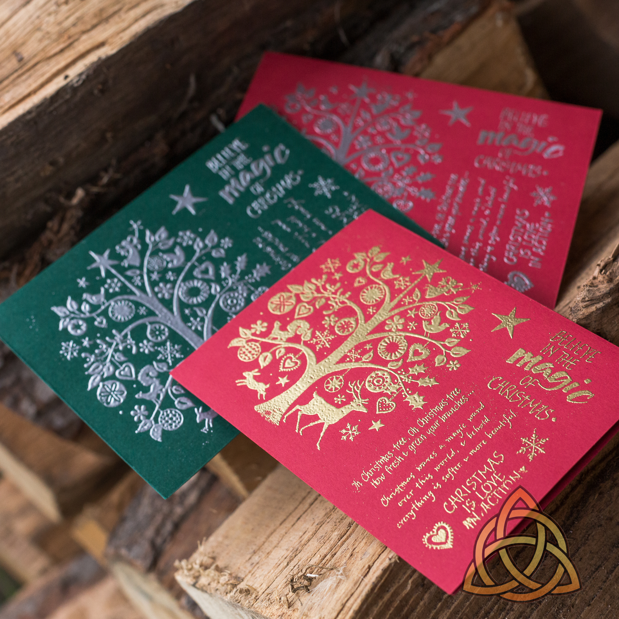 Přání "Vánoční kouzlo" (varianty)