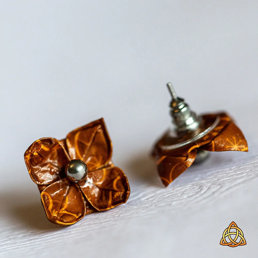 Náušnice "Planoucí vločky" (lotos)