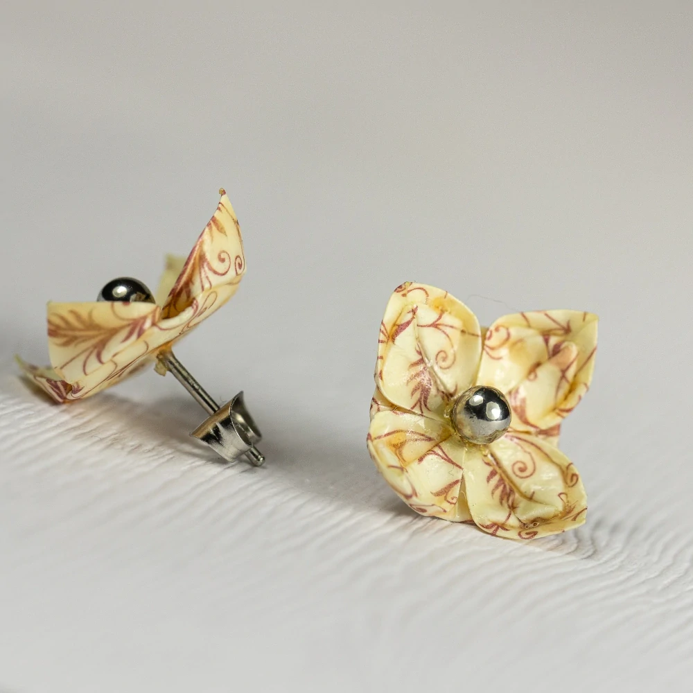 Náušnice "Srdeční záležitost" (lotos)