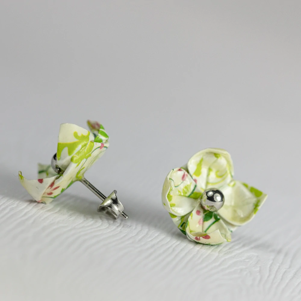 Náušnice "Vánoční květ" (lotos)