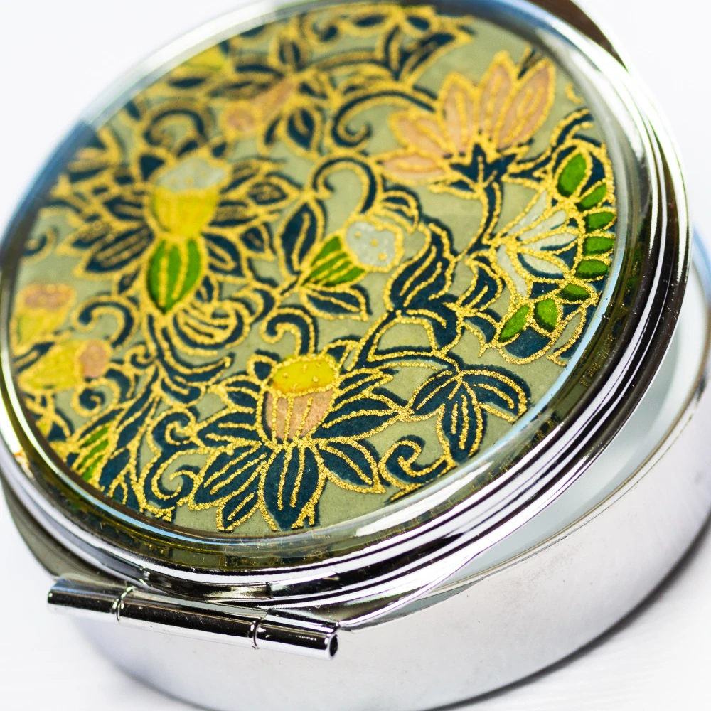 "Bláznivá nálada" (kulatá krabička na léky )