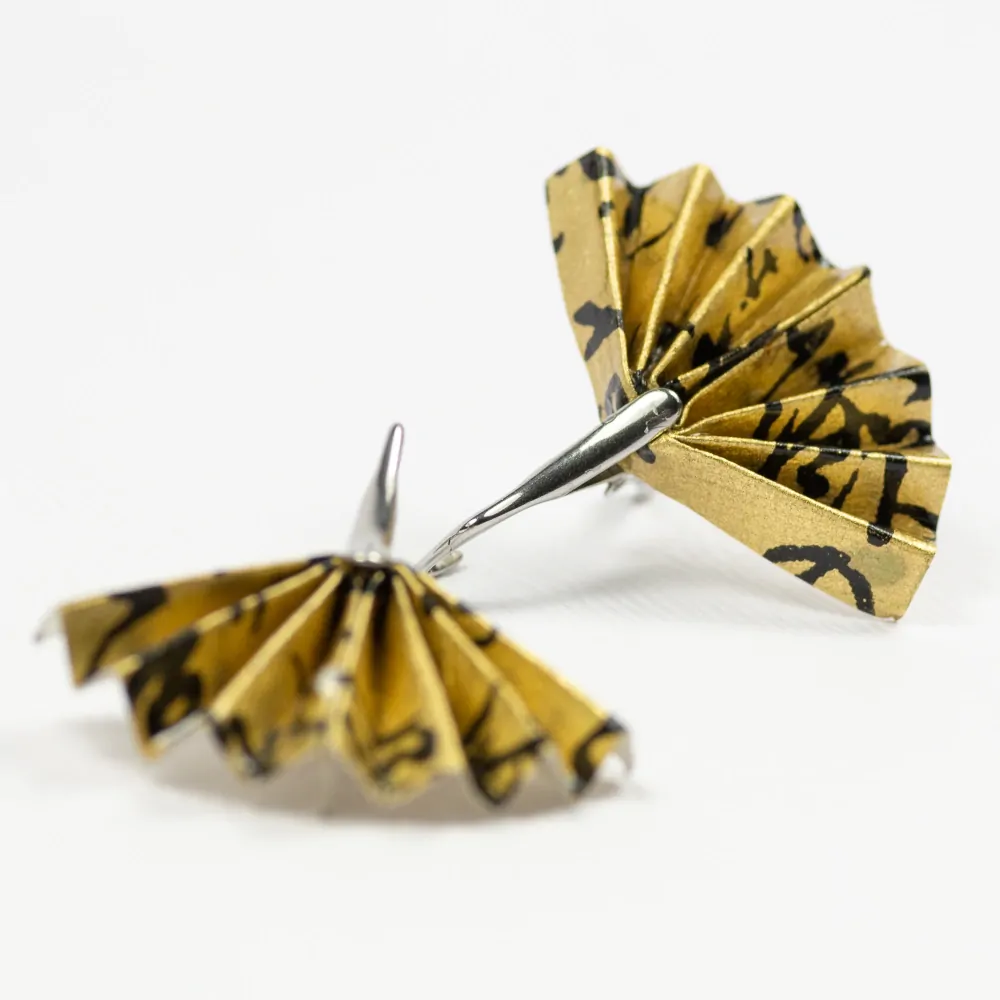 Náušnice "Psáno sluncem" (vějíře)