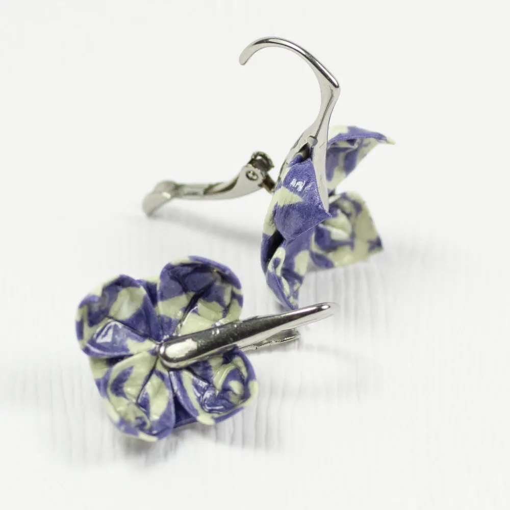 Náušnice "Svobodný let" (lotosy)