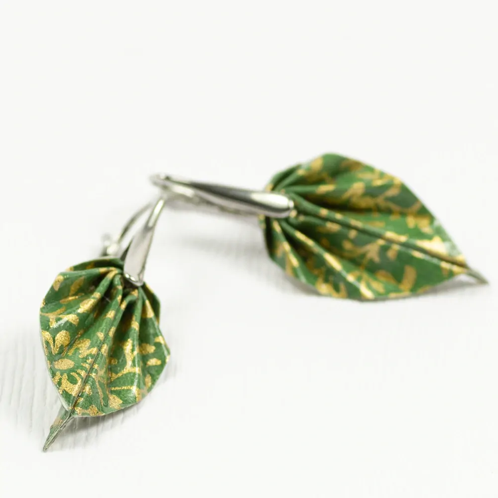 Náušnice "Z lesů, luk a hájů" (listy)