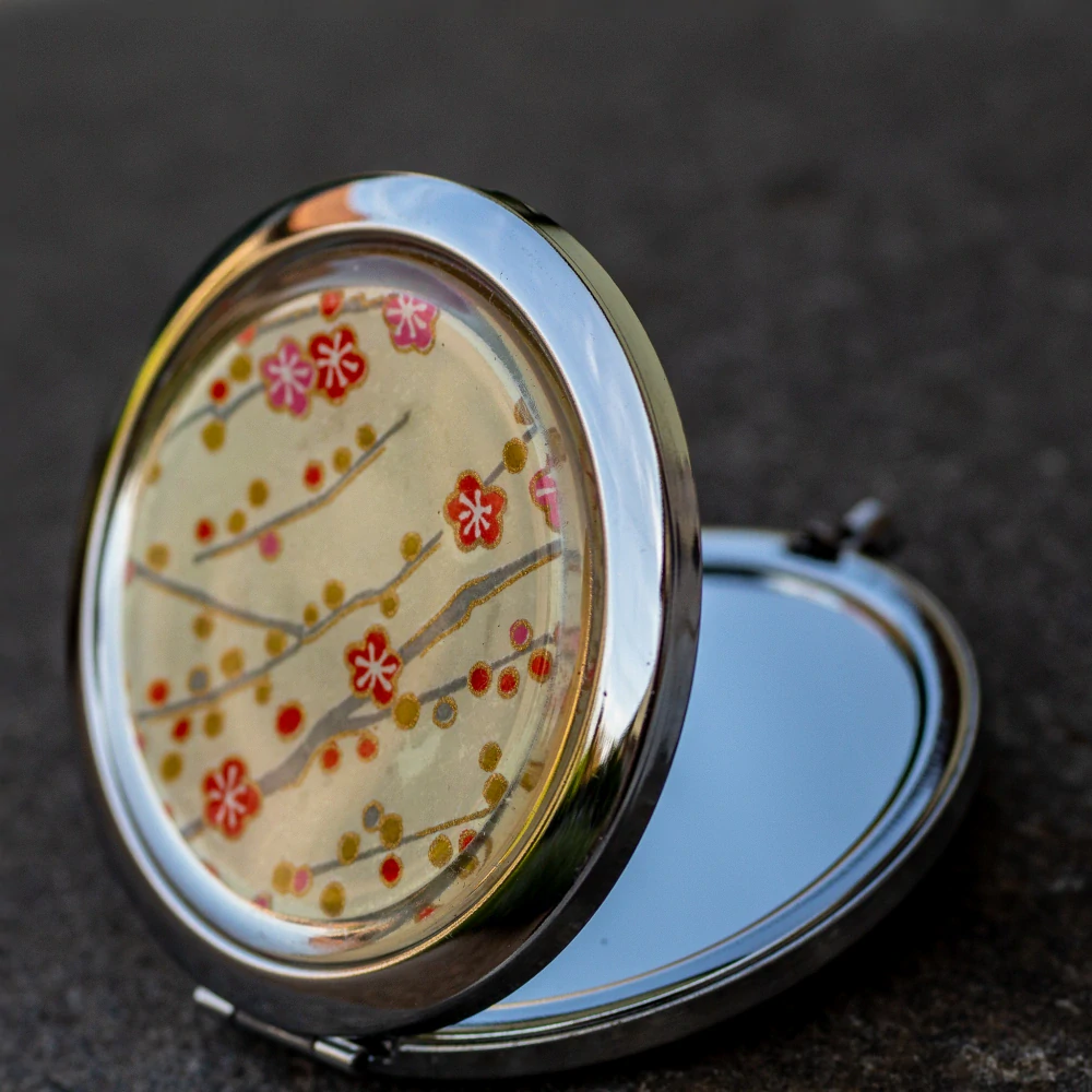 Zrcátko Růžové květy