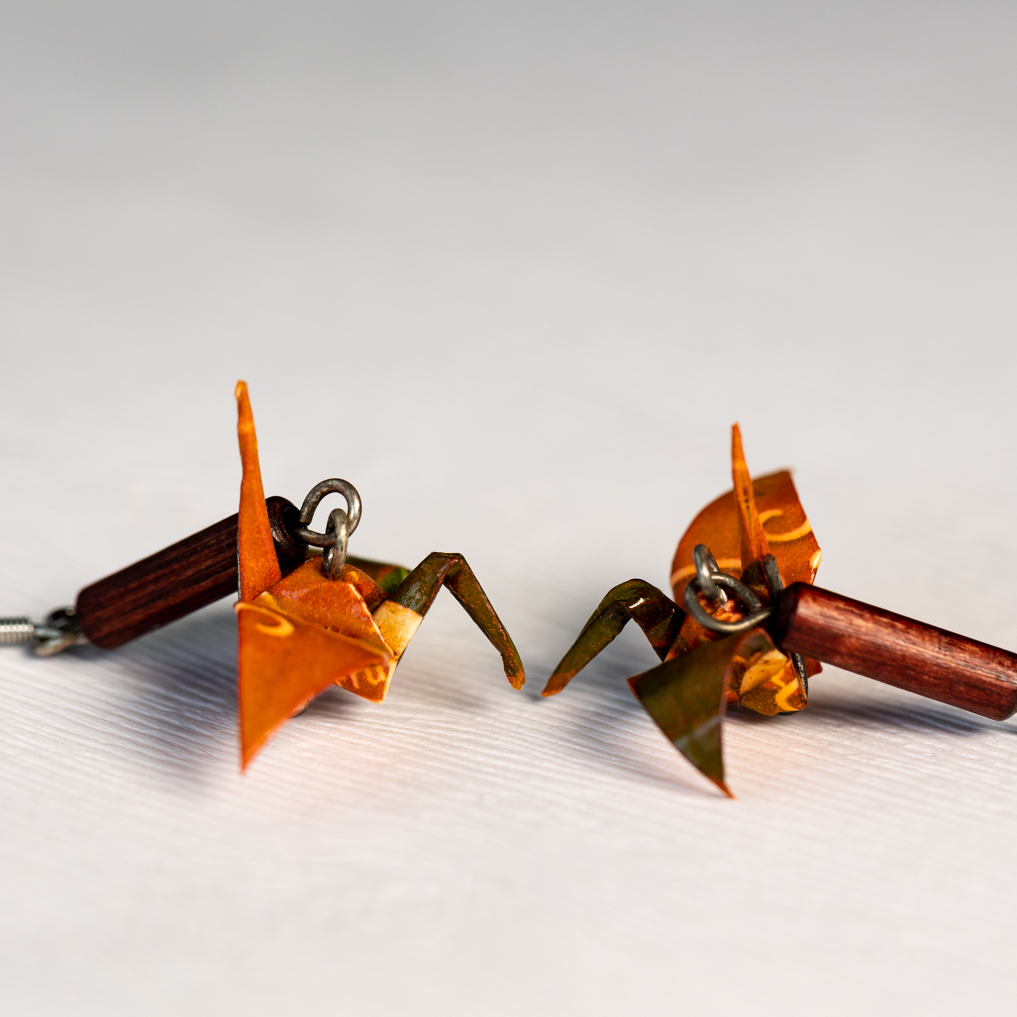 Náušnice "Sladká třešeň" (jeřáb)