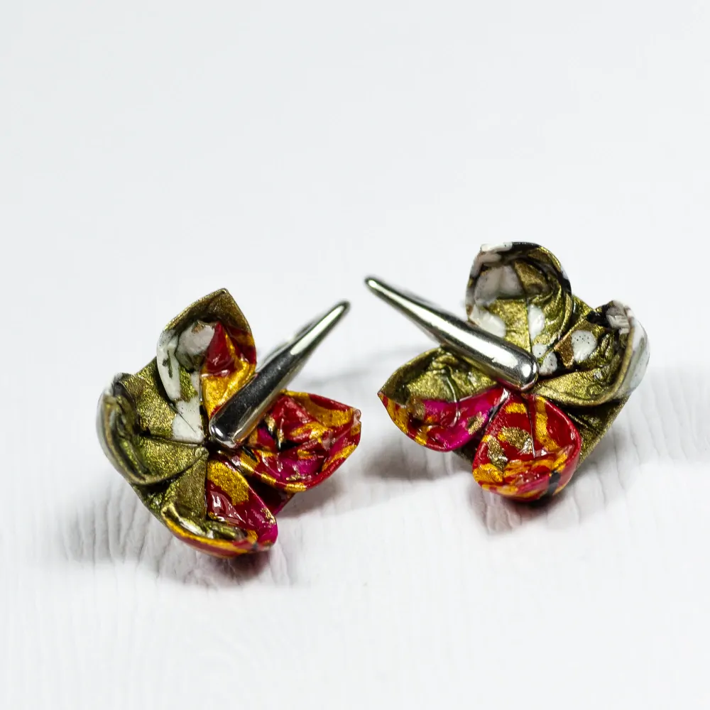 Náušnice "Sakurové stmívání" (lotosy)