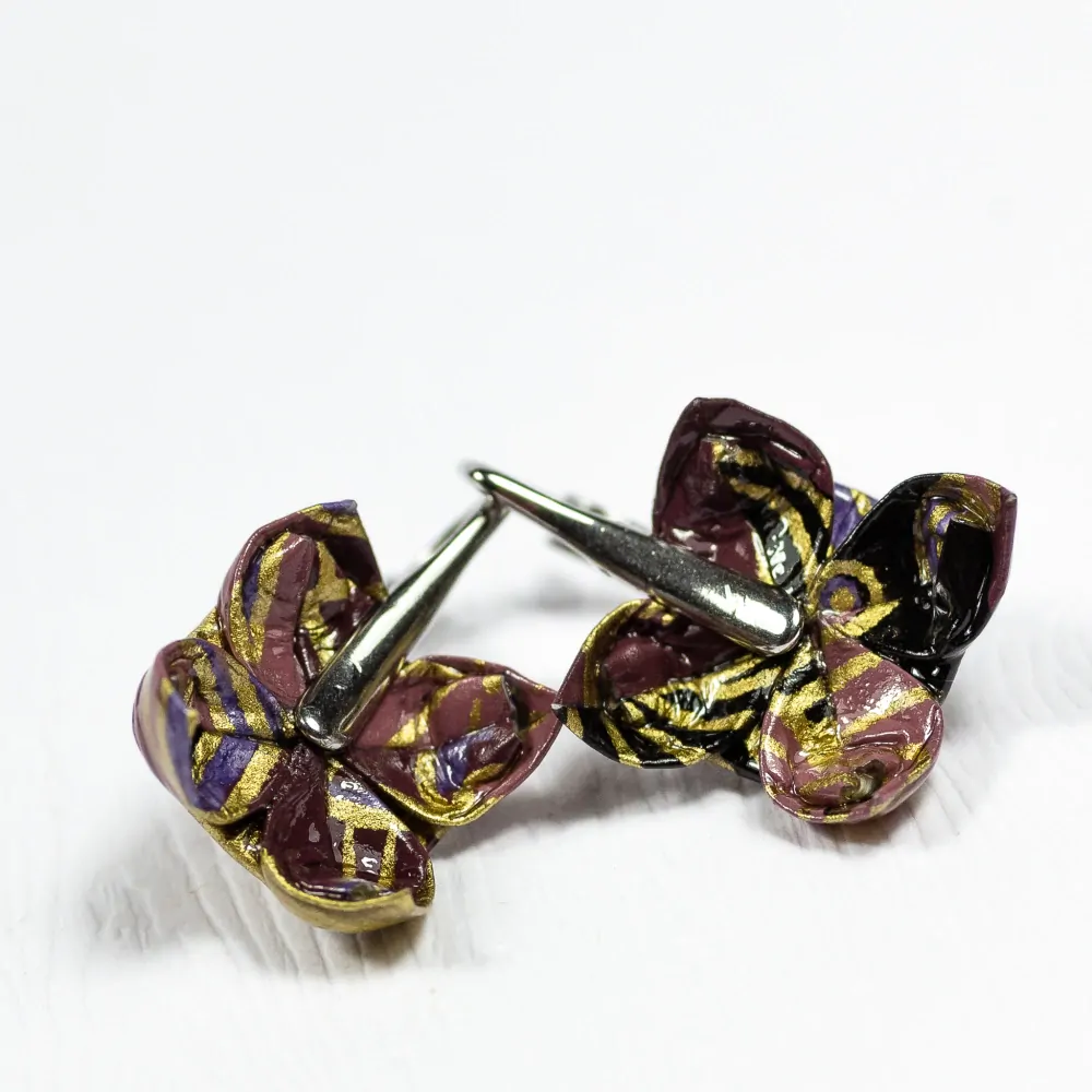 Náušnice "Tajemná kráska" (lotosy)