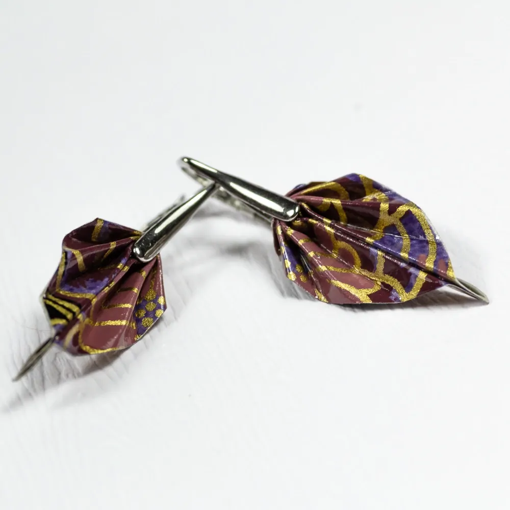 Náušnice "Tajemná kráska" (listy)