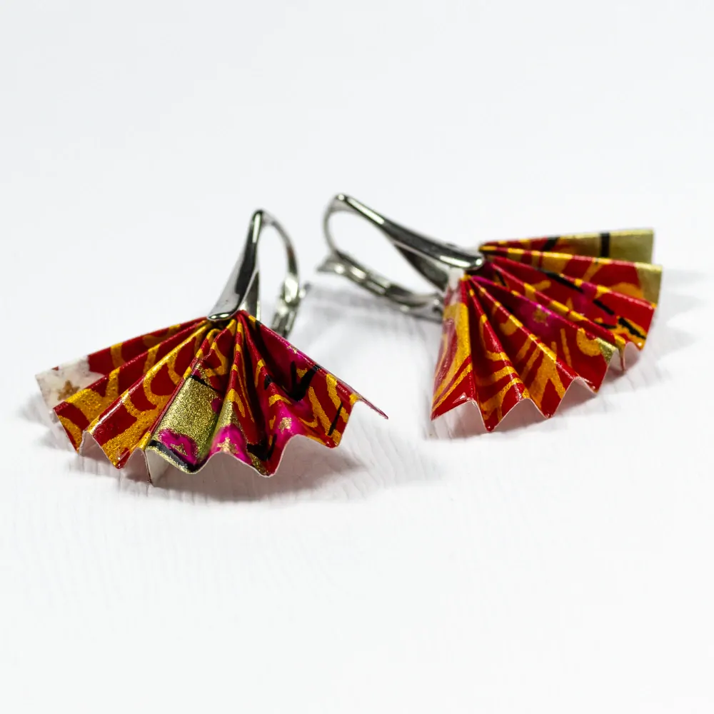 Náušnice "Sakurové stmívání" (tanečnice)