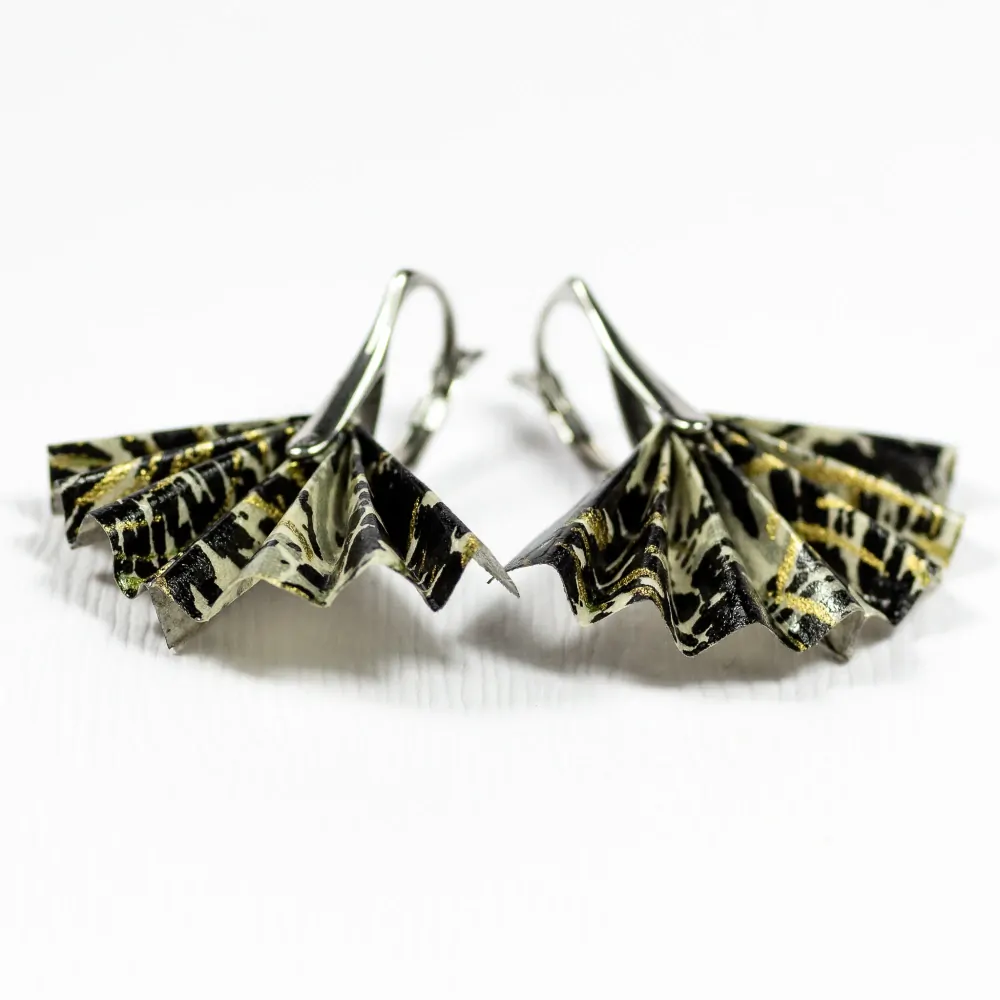 Náušnice "Studie v černobílé" (tanečnice)