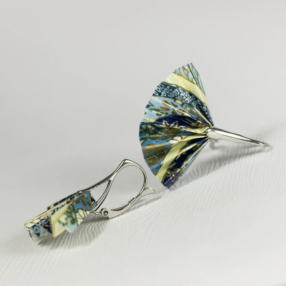 Náušnice "V barvě lapisu lazuli" (tanečnice)