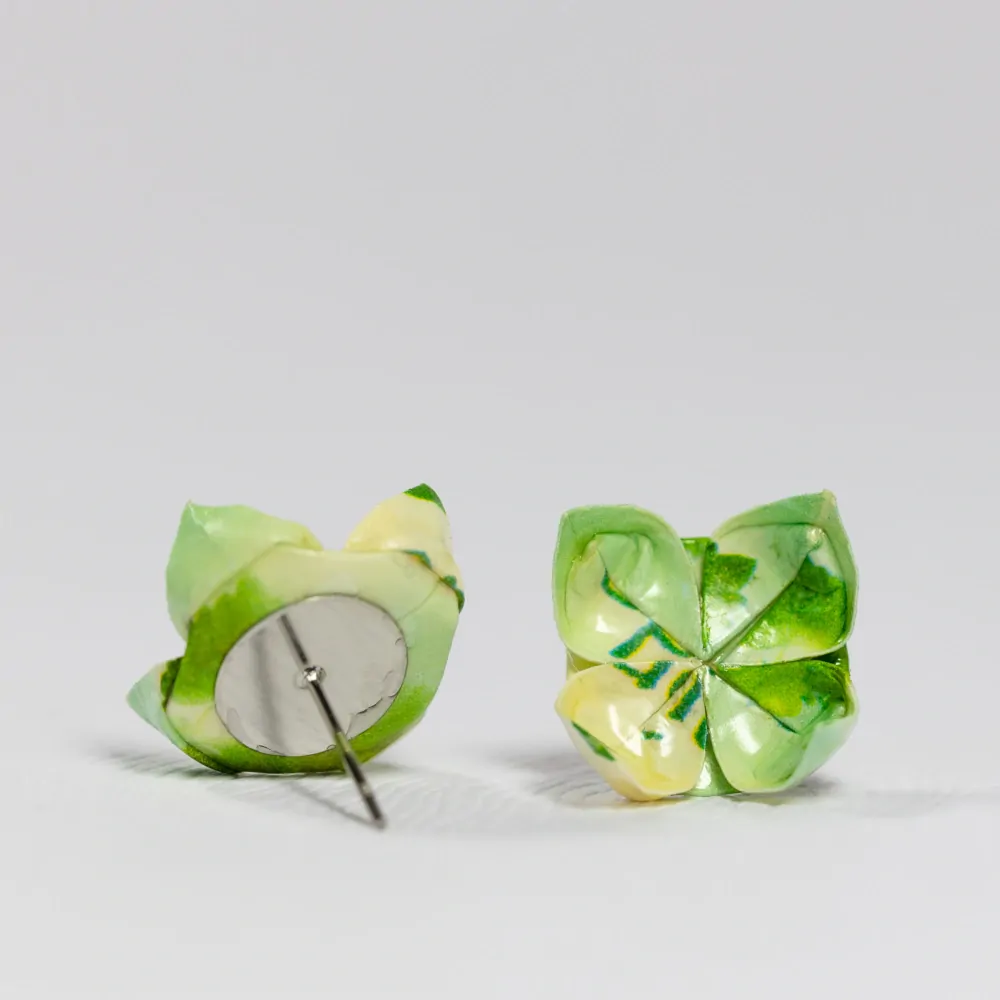 Náušnice "S dotekem máty" (lotos)