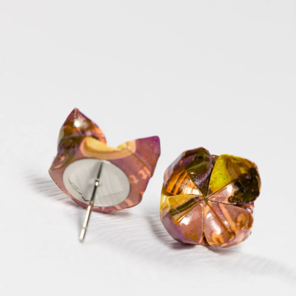 Náušnice "Švestková láska" (lotos)