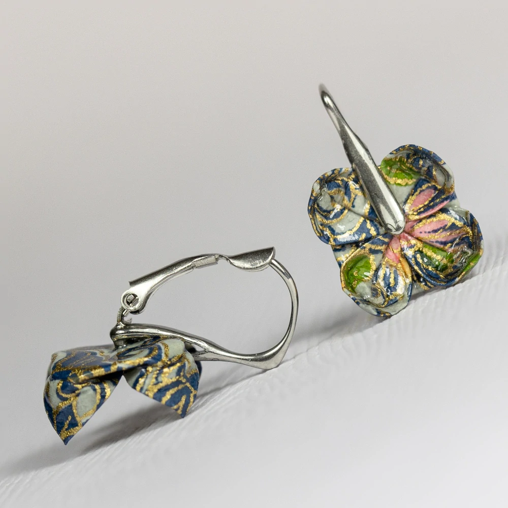 Náušnice "Bláznivá nálada" (lotosy)