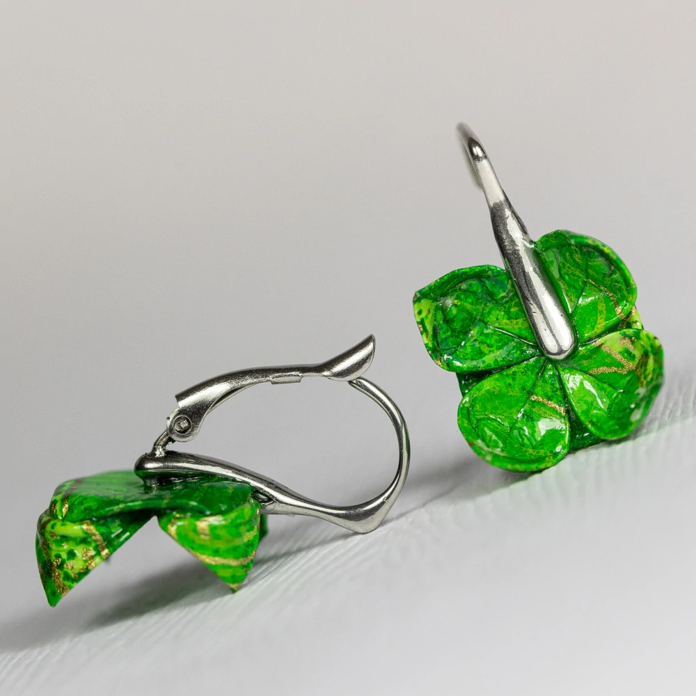 Náušnice "Na vlnách tajemna" (lotosy)