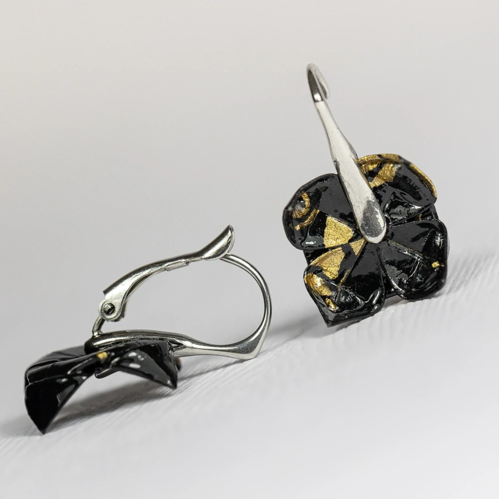 Náušnice "Noční let" (lotosy)