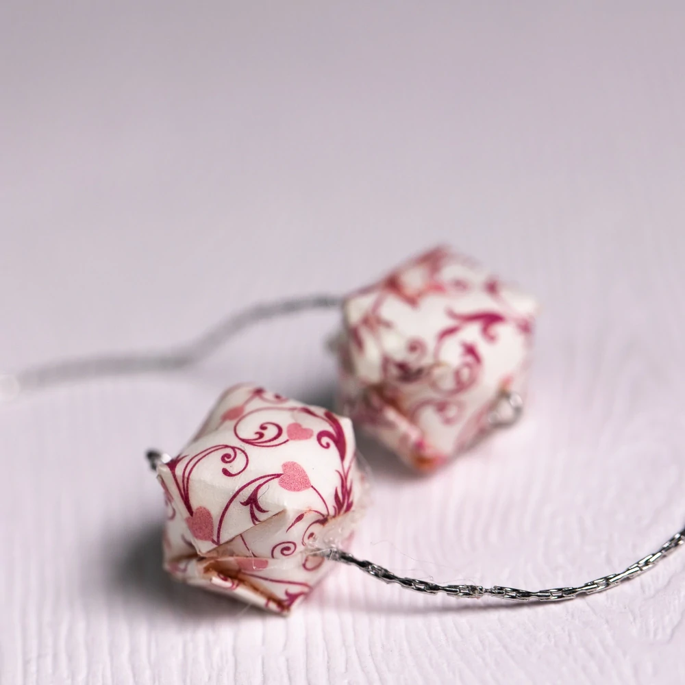 Náušnice "Srdeční záležitost" (vodní bomba na řetízku)