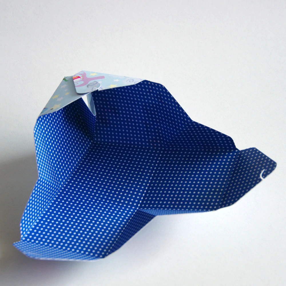 Krabička skládaná Modré sovy