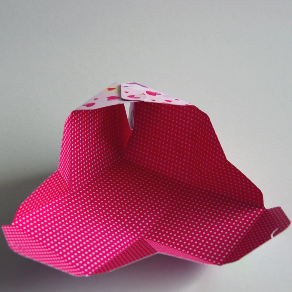 Krabička skládaná Růžové sovy