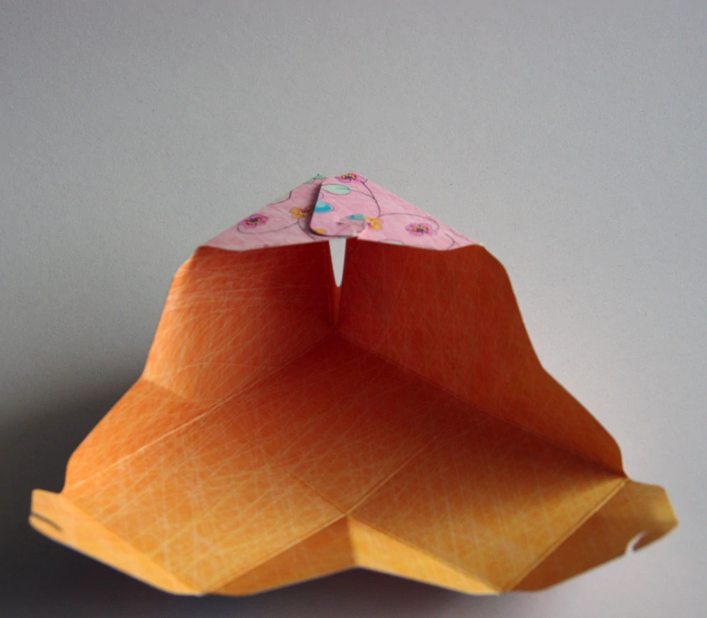 Krabička skládaná květinová