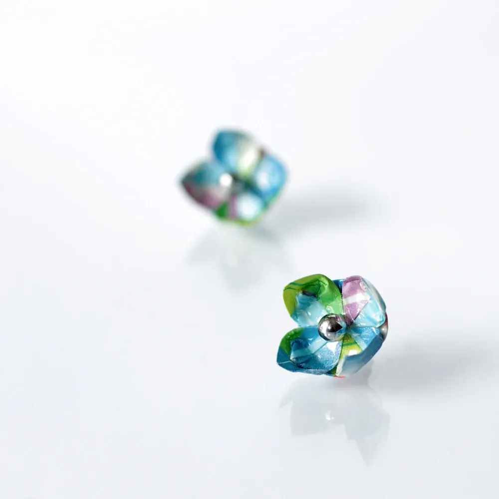 Náušnice "Pro vílu Leknínu" (lotos)