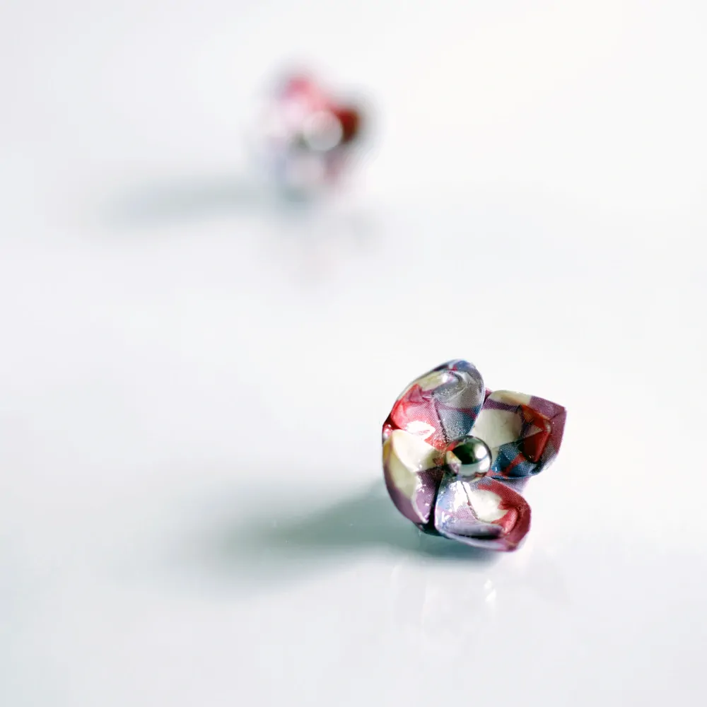 Náušnice "Zimní svítání" (lotos)