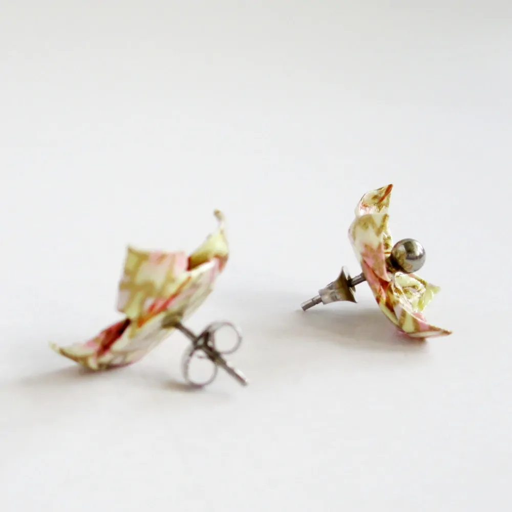 Náušnice "Růžové snění" (lotos)