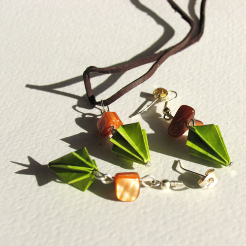 Sada šperků "Jarní nálada" (paraplíčka)