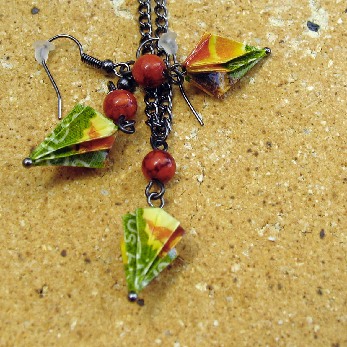 Sada šperků "S vůní roibosu" (paraplíčka)