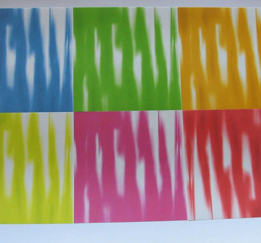 Sada japonských origami papírů - "batika šmouhy"