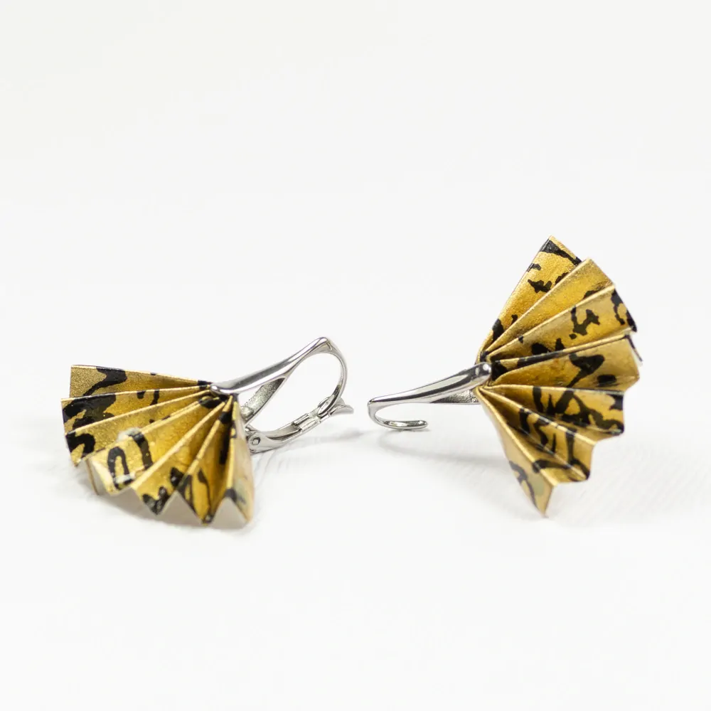 Náušnice "Psáno sluncem" (vějíře)