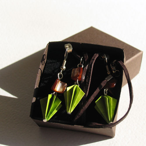 Sada šperků "Jarní nálada" (paraplíčka)