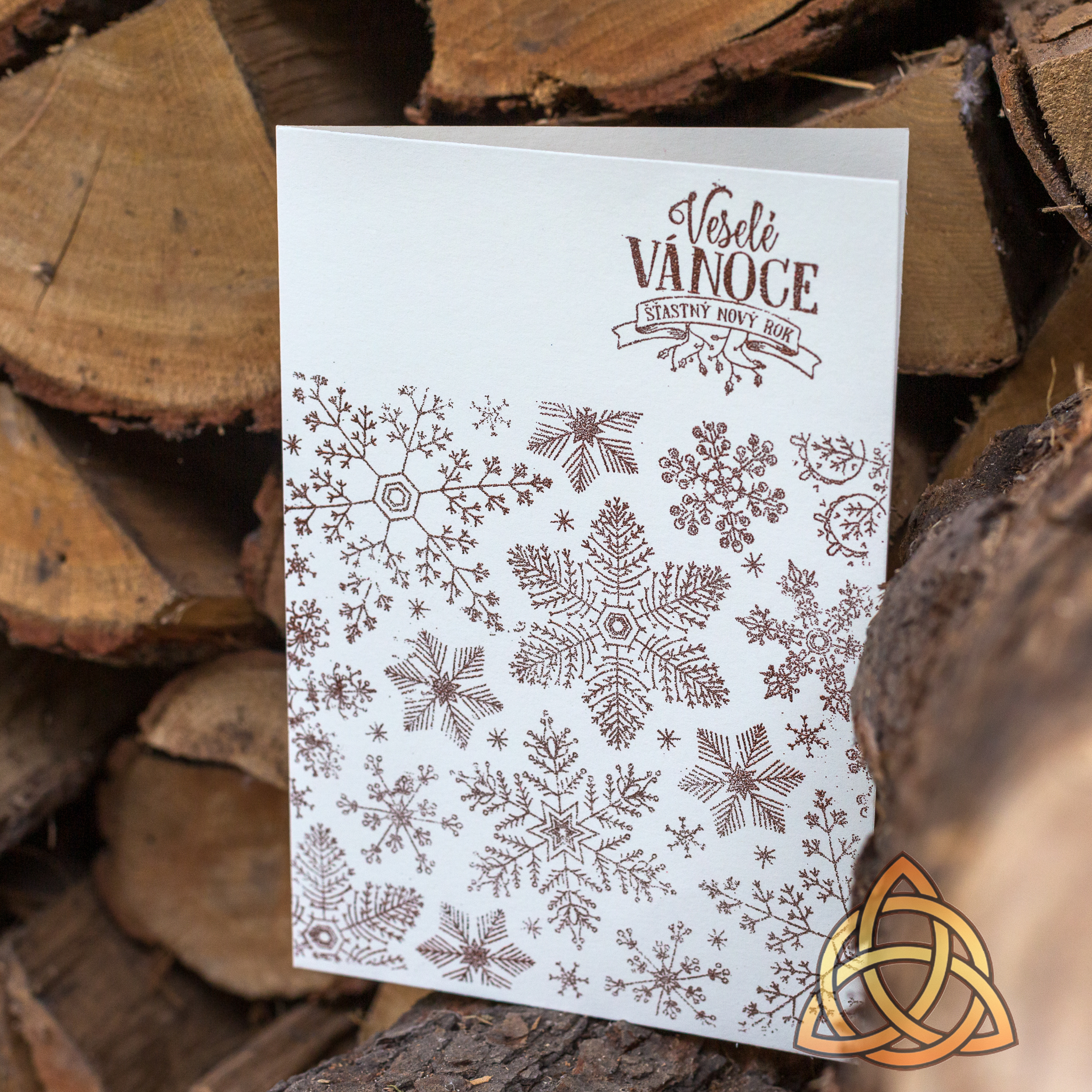 Přání "Vánoční vločky" (varianty)