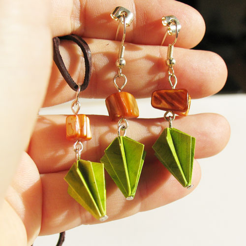 Sada šperků "Jarní nálada" (paraplíčka)