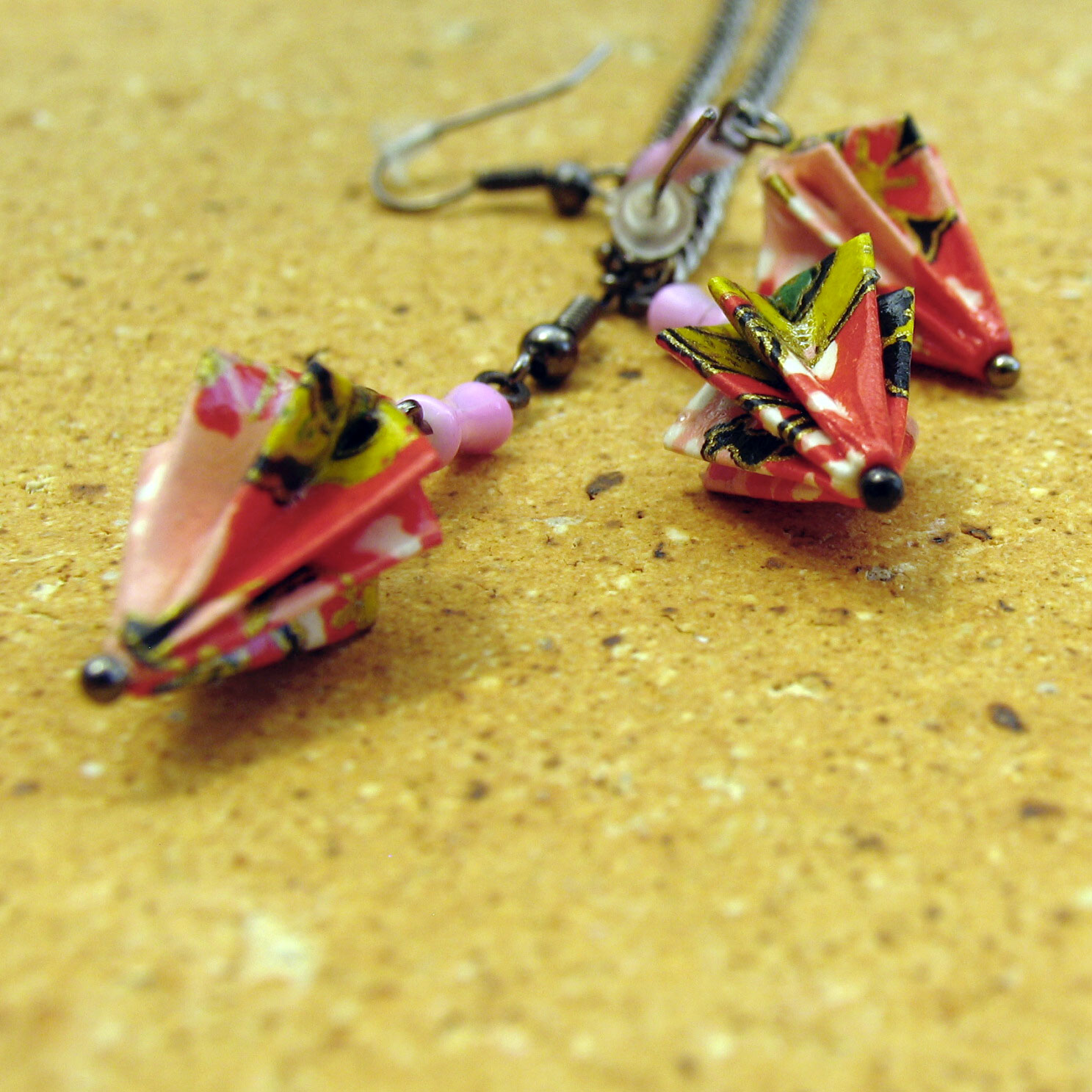 Sada šperků "Geisha v červeném" (paraplíčka)