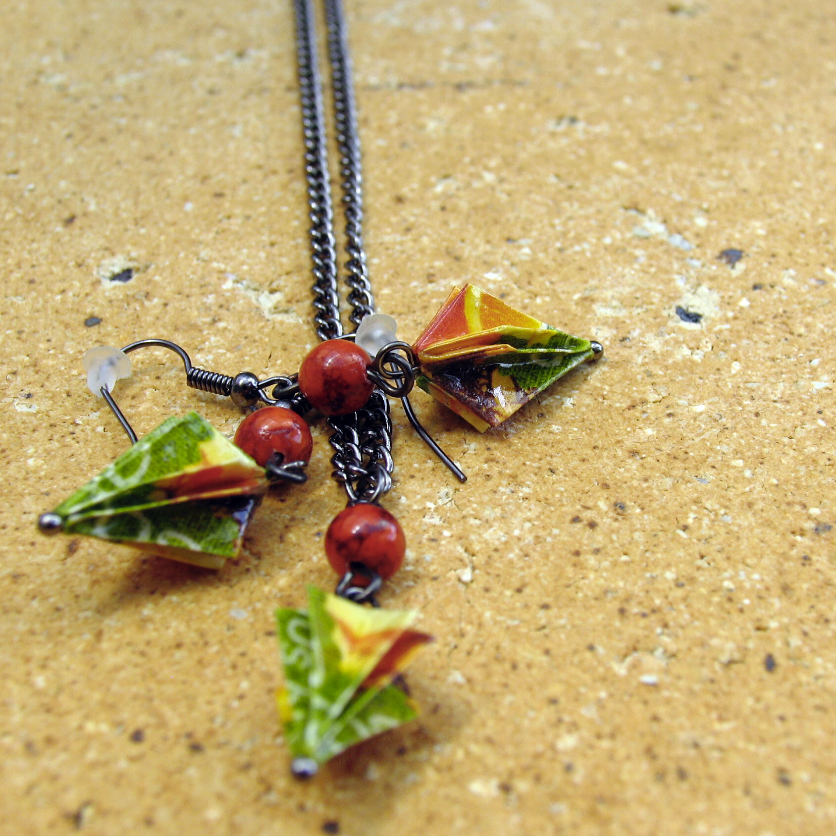 Sada šperků "S vůní roibosu" (paraplíčka)