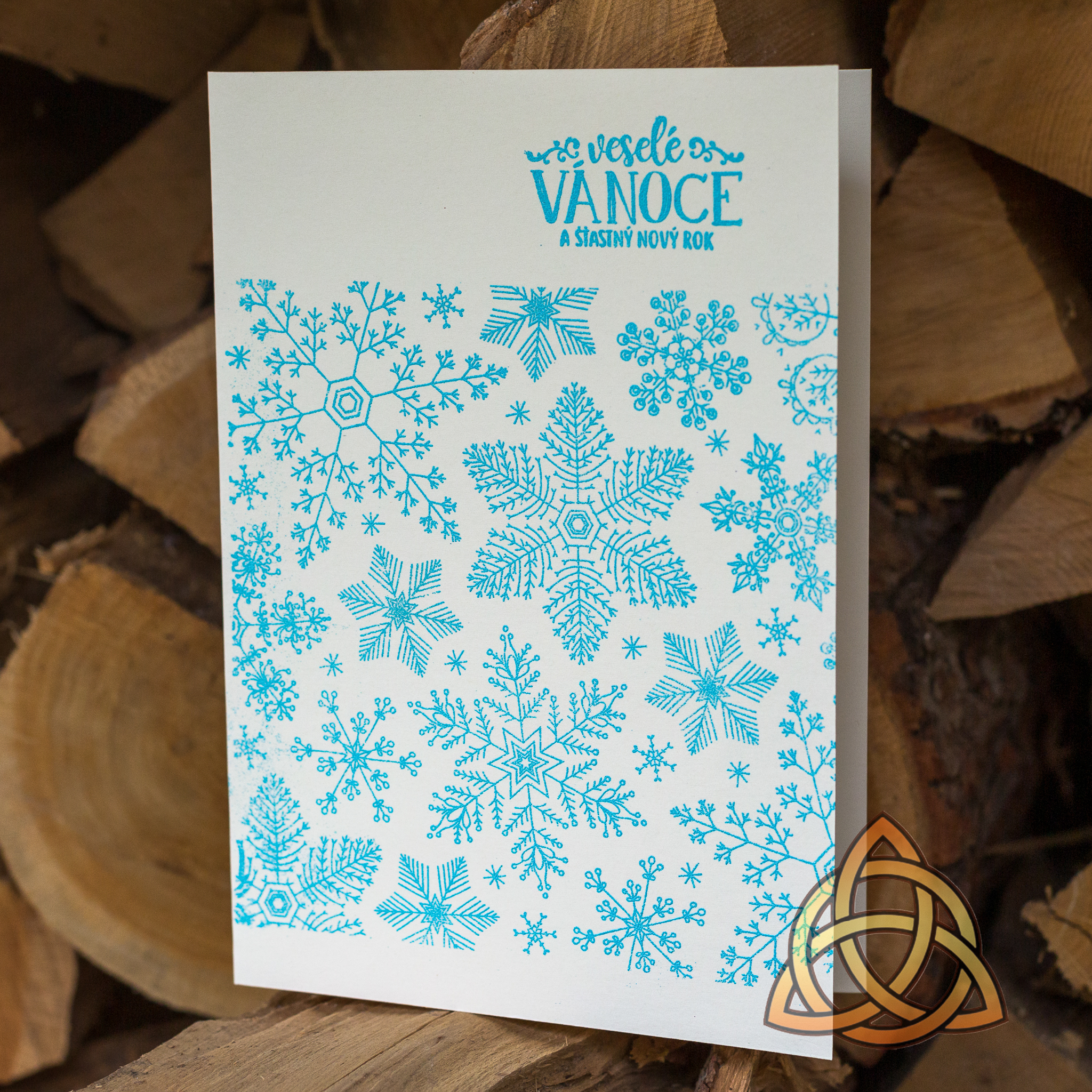 Přání "Vánoční vločky" (varianty)